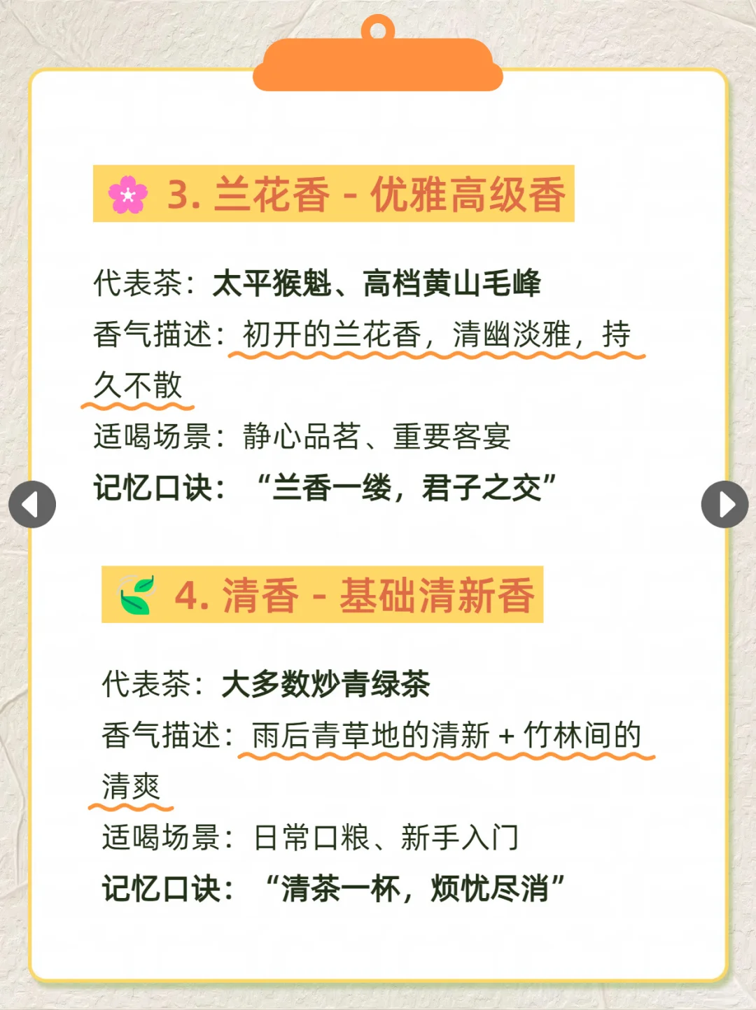 绿茶不止有豆香，还有这八大香型