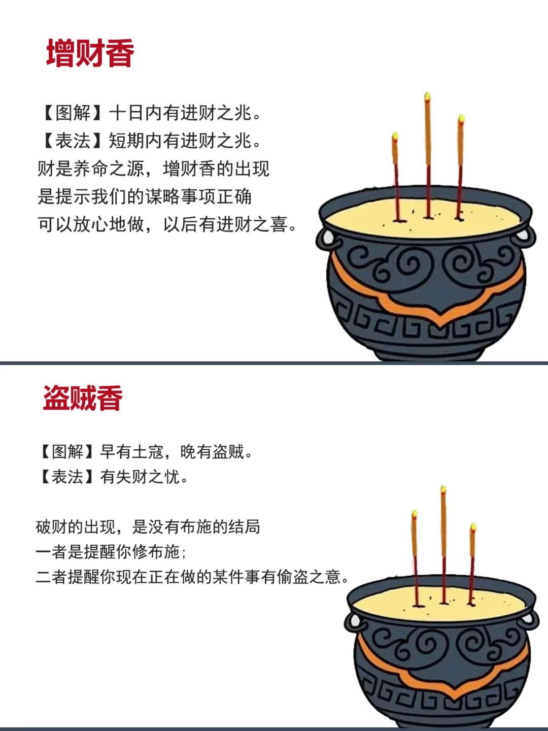 年轻人！别乱来！?三支香的24种寓意❗