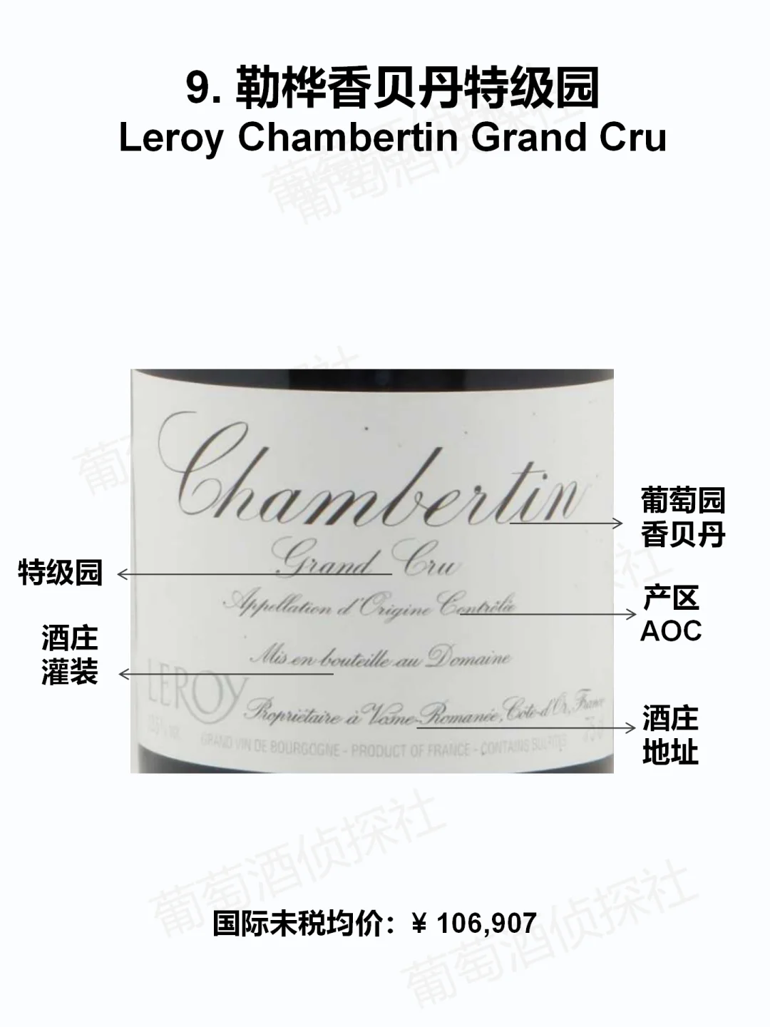 ?看看世界最贵的酒，酒标都写点啥