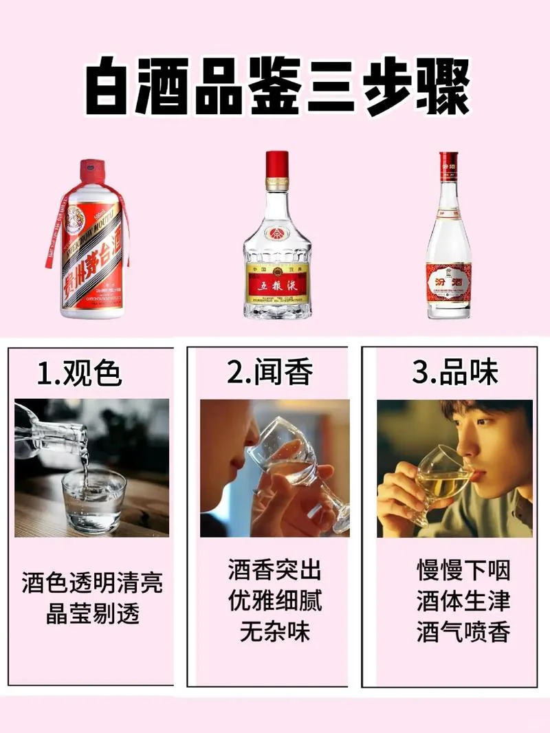 白酒品鉴三步骤,轻松get品酒门道
