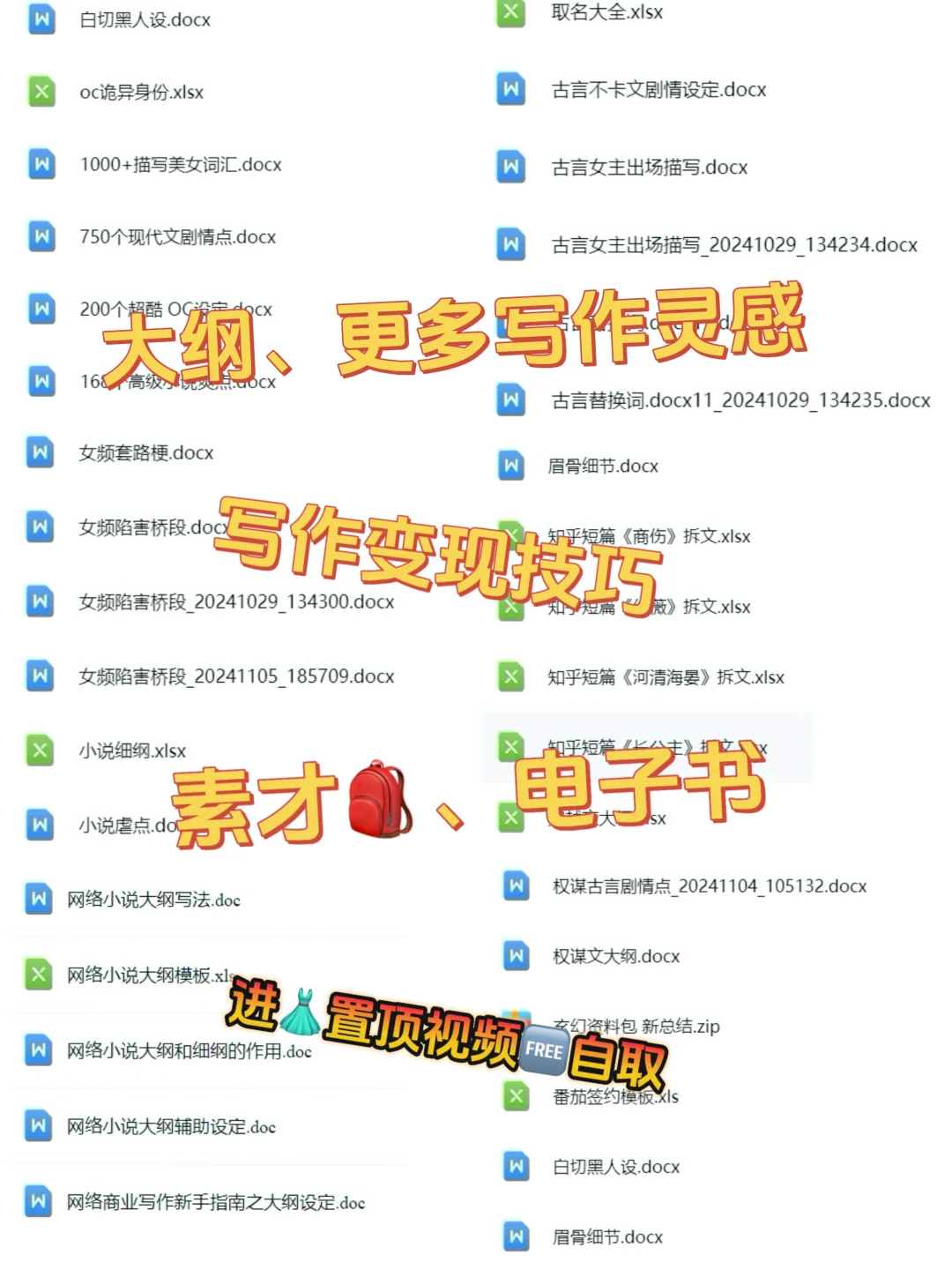 写小说可以用的体香设定