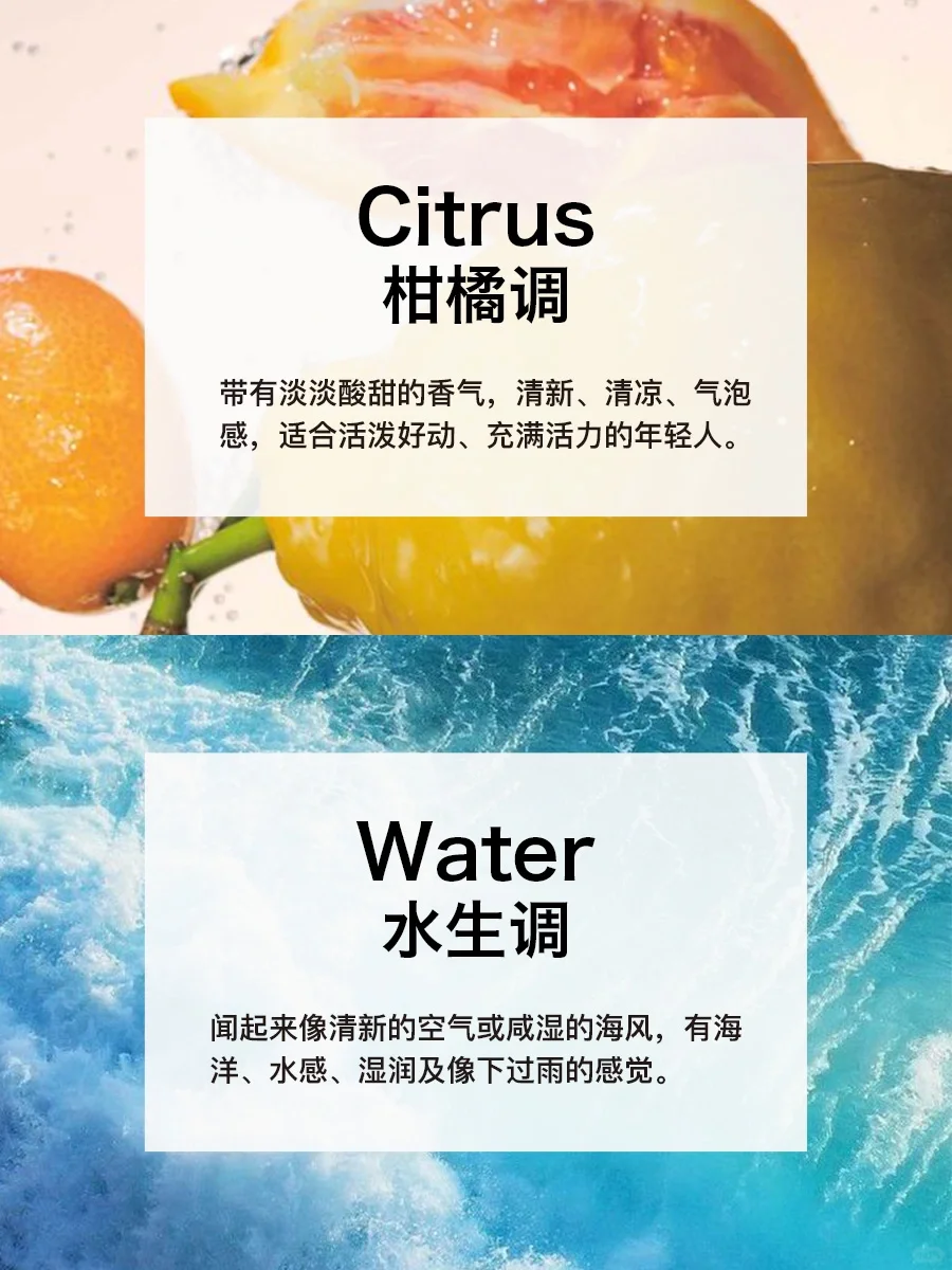 香水知识｜12种香调分类