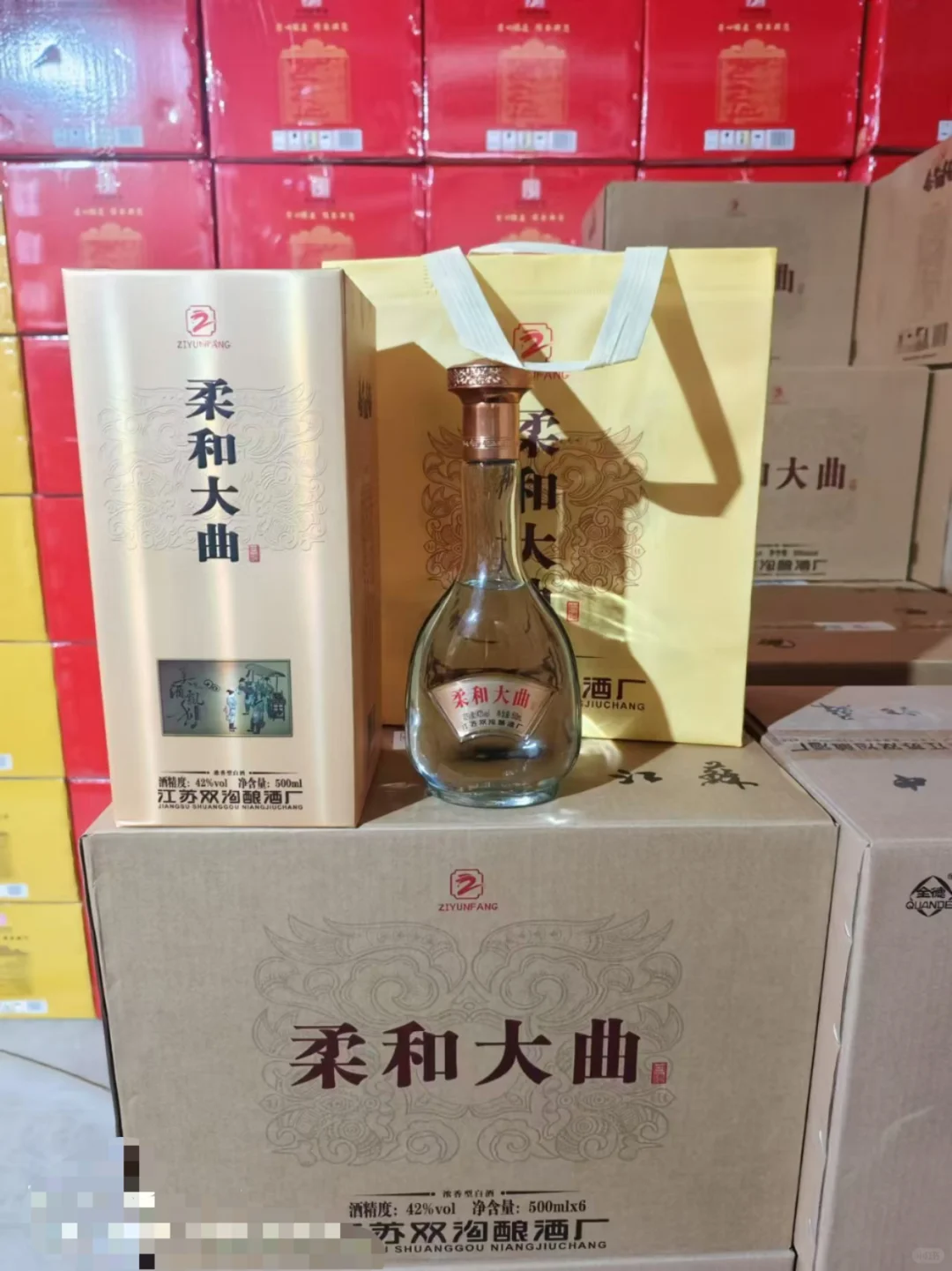 柔和大曲42度 500*6 500件