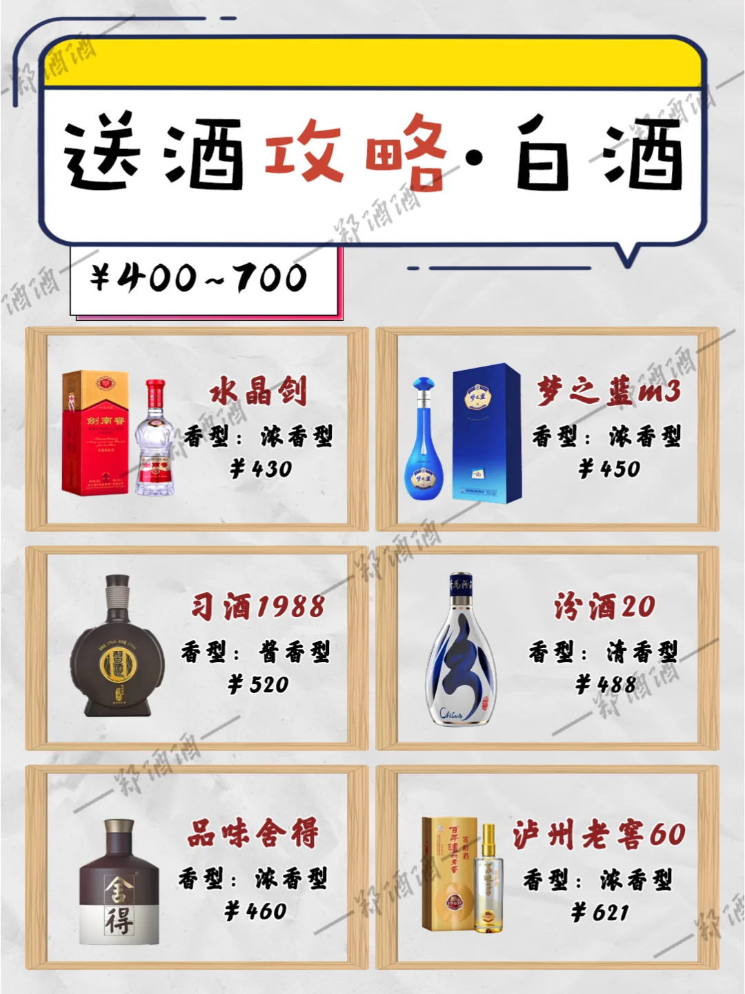 请收下这篇送酒攻略