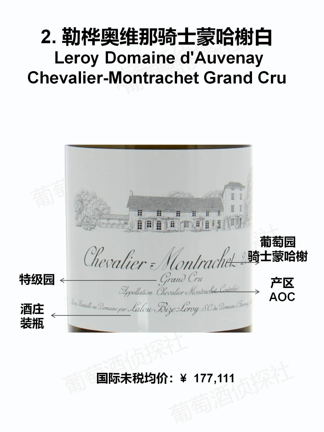 ?看看世界最贵的酒，酒标都写点啥