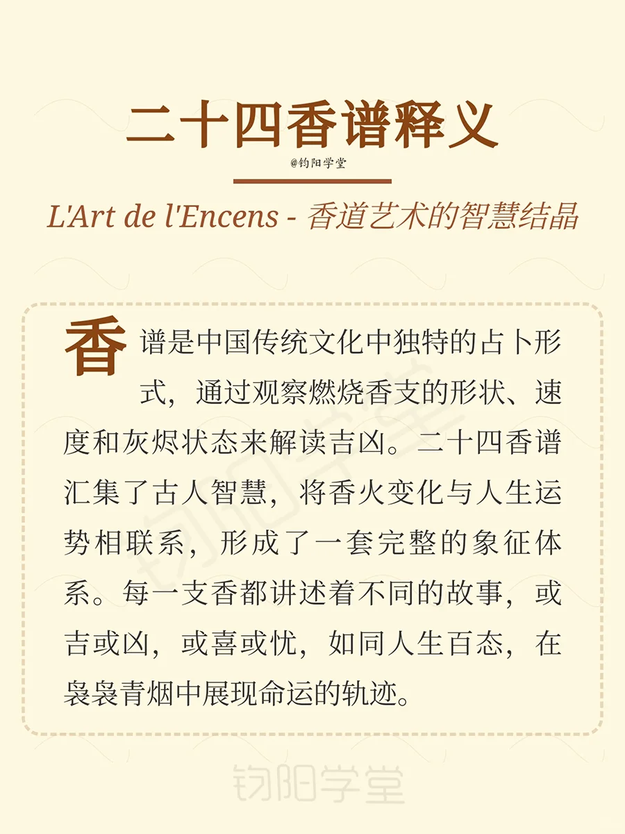 超全的古代二十四香谱解说