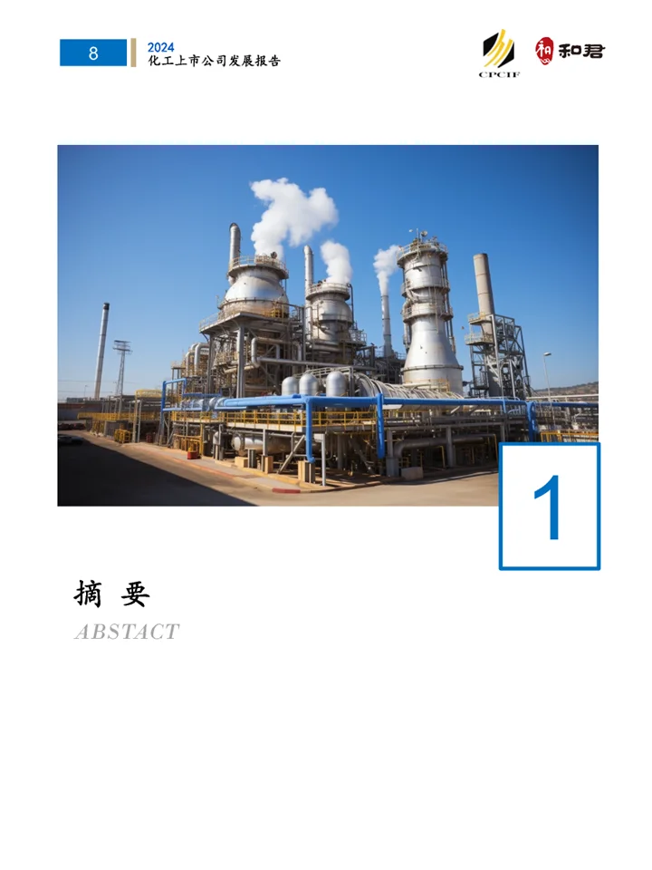 ?深度解读2024化工行业上市公司发展状况