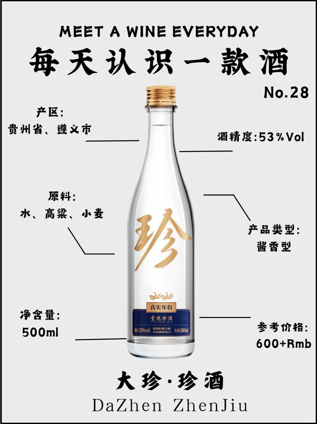 No.28每天认识一款酒｜大珍·珍酒