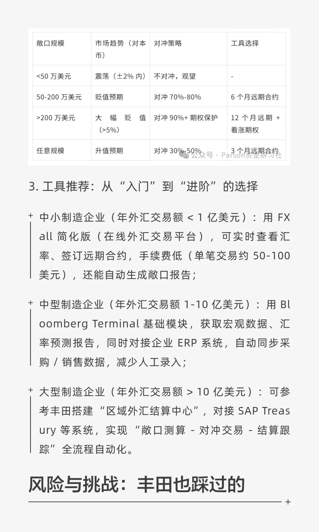 【企业案例・第 14 篇】丰田汽车的外汇风险