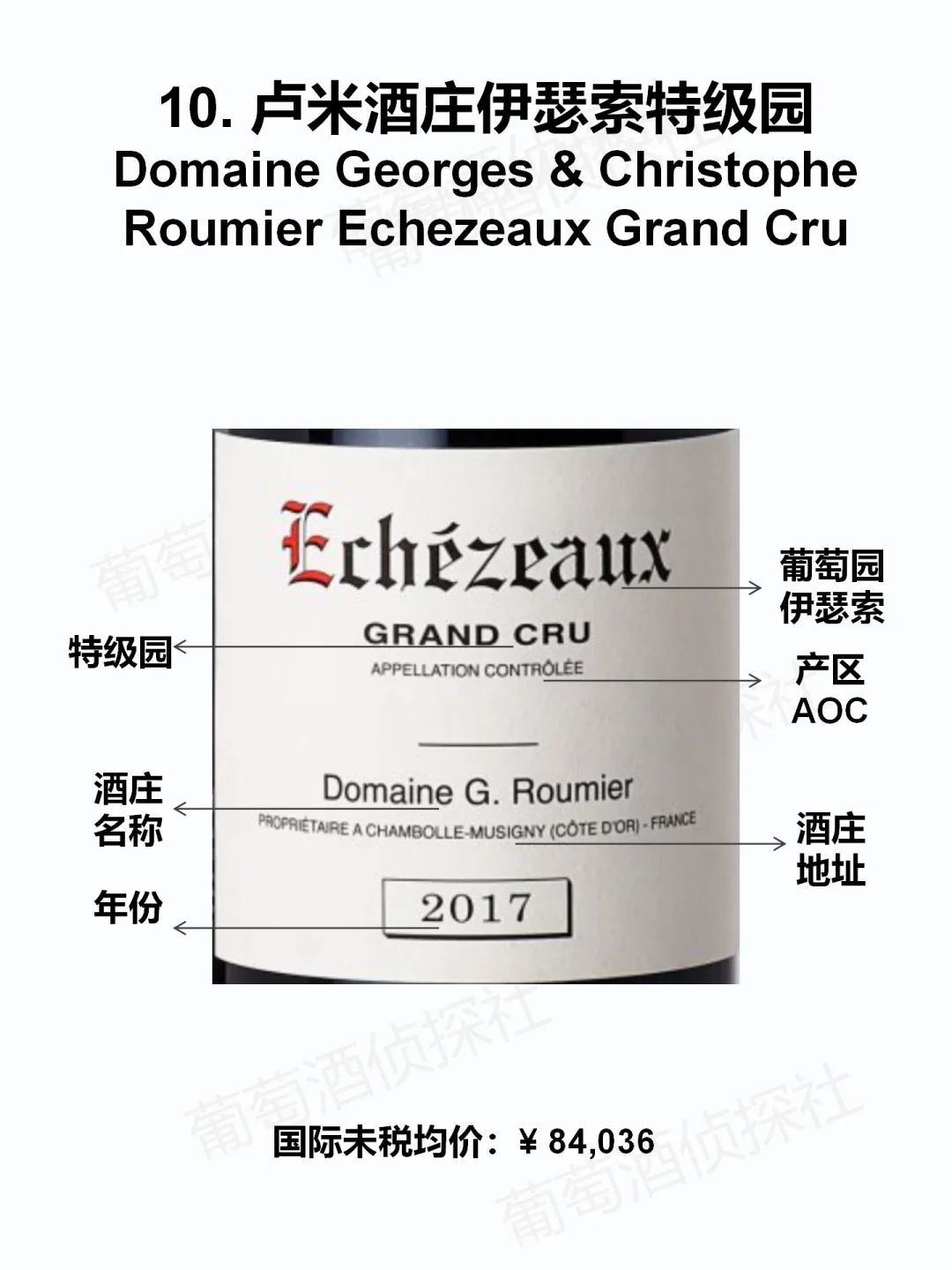 ?看看世界最贵的酒，酒标都写点啥