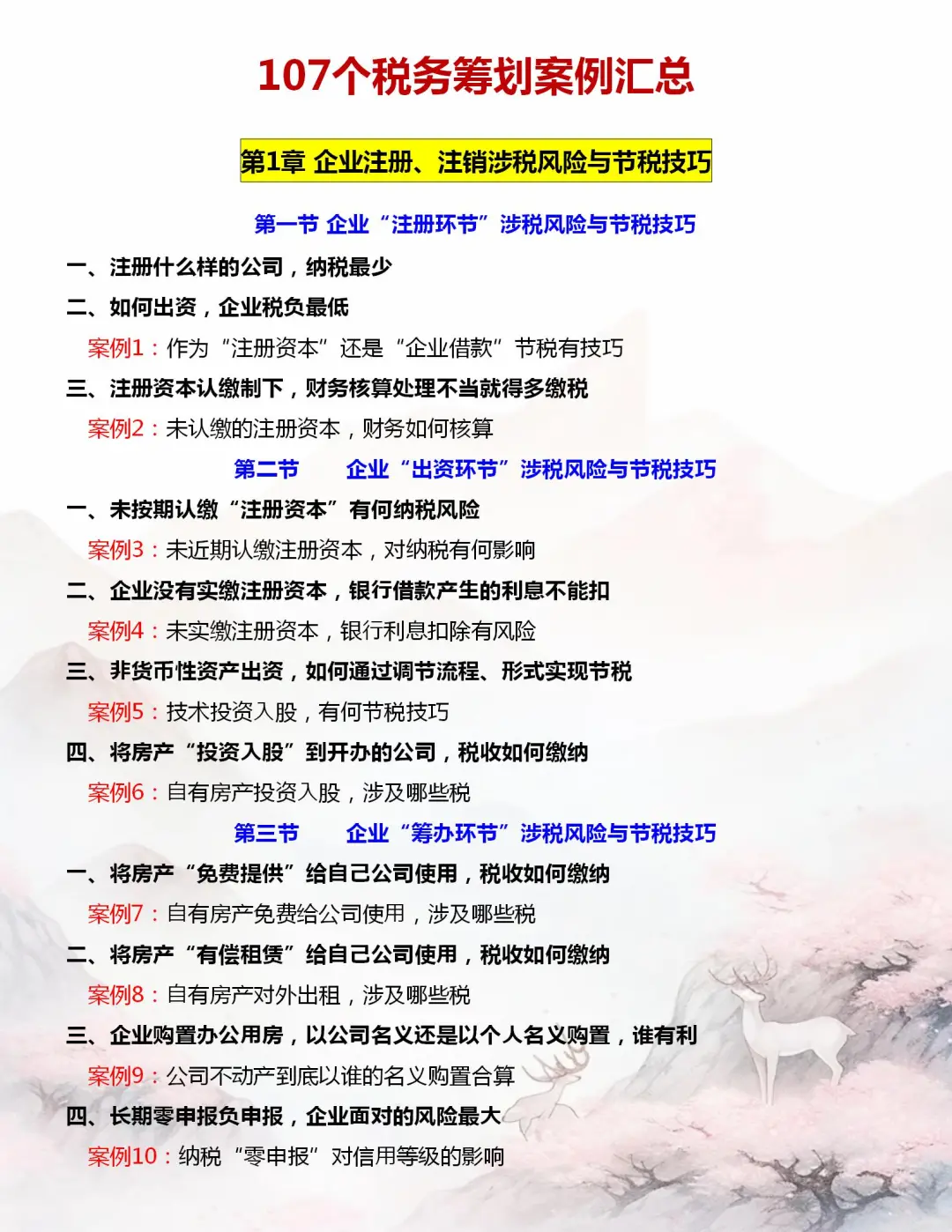 第一次见这么详细的税.务筹.划方案！