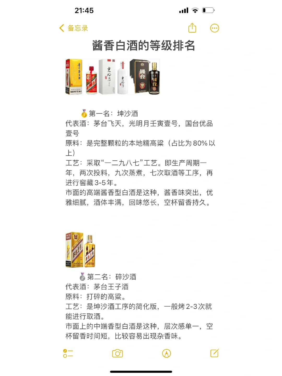 酱香白酒的等级排名，你了解多少？