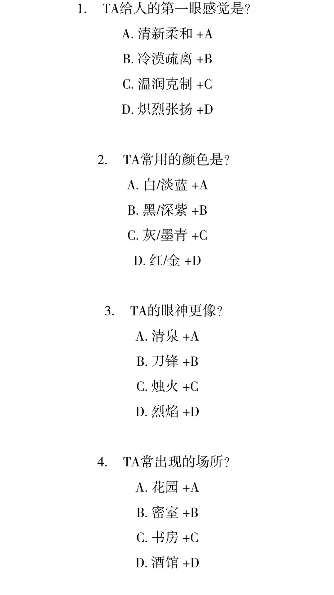 OC香水鉴35问（自测版）