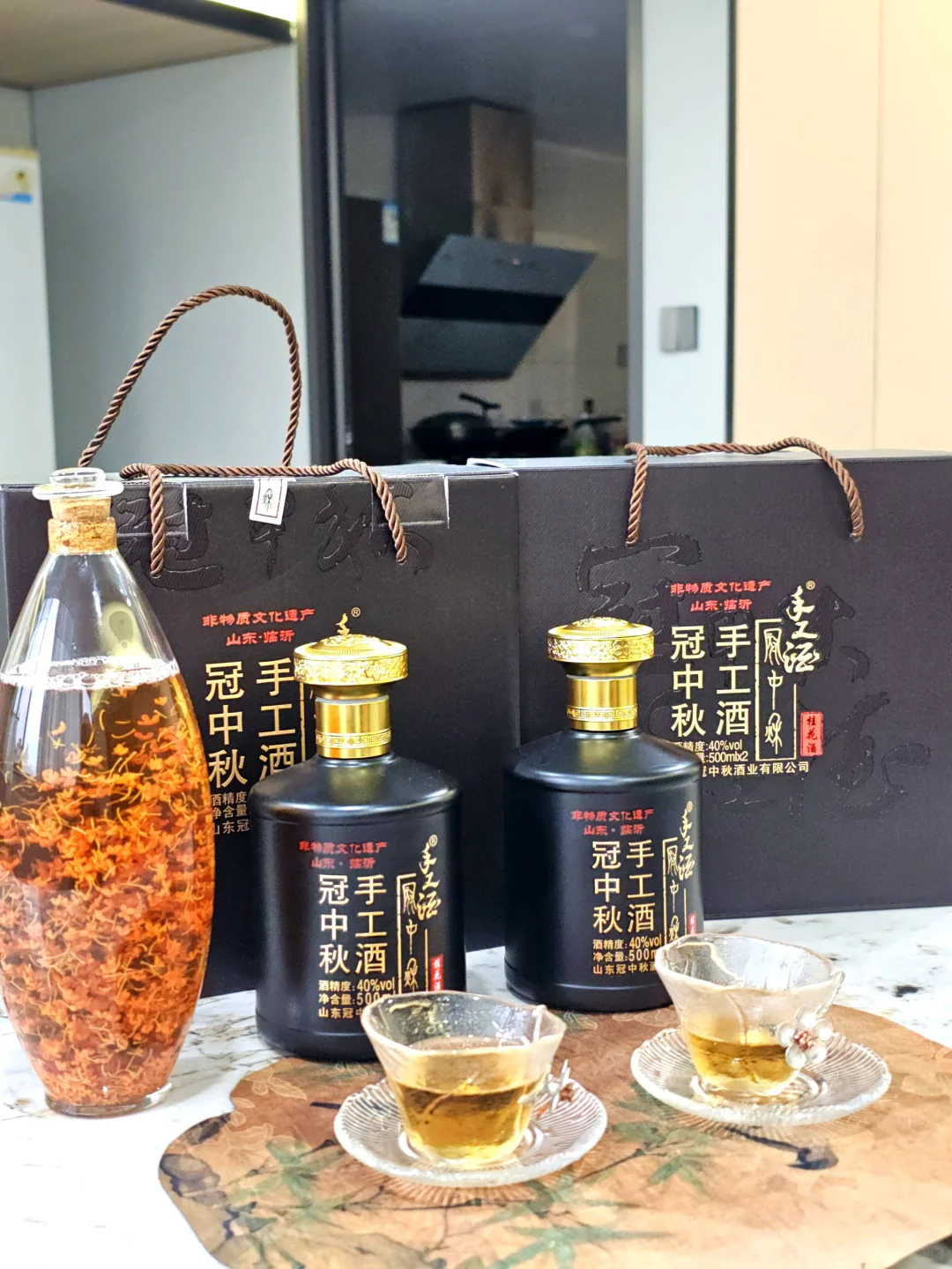 老爸拆礼盒时眼睛都亮了！爱喝酒的都喜欢！