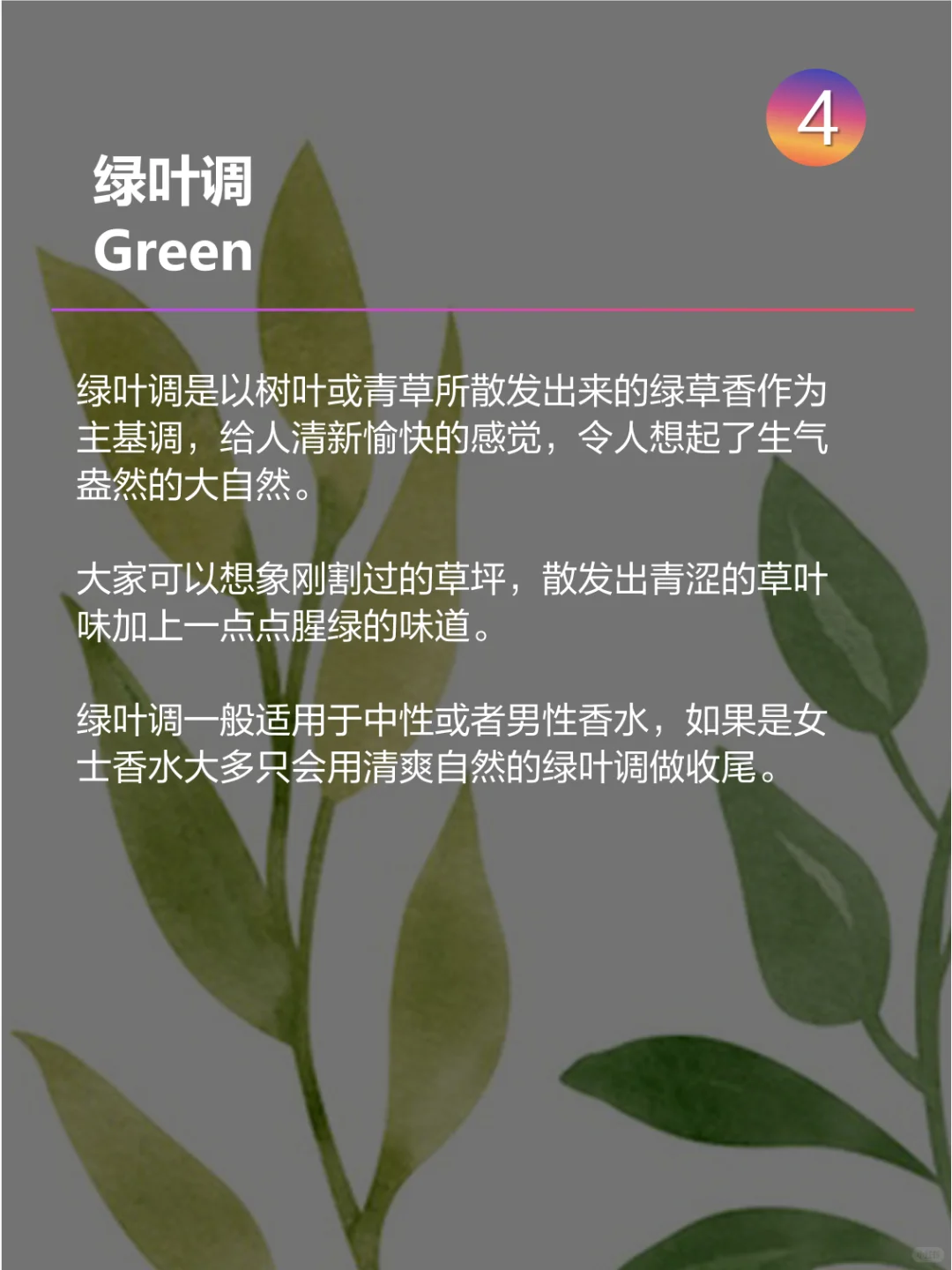 11个香水香型香调你都知道了？香水知识课堂