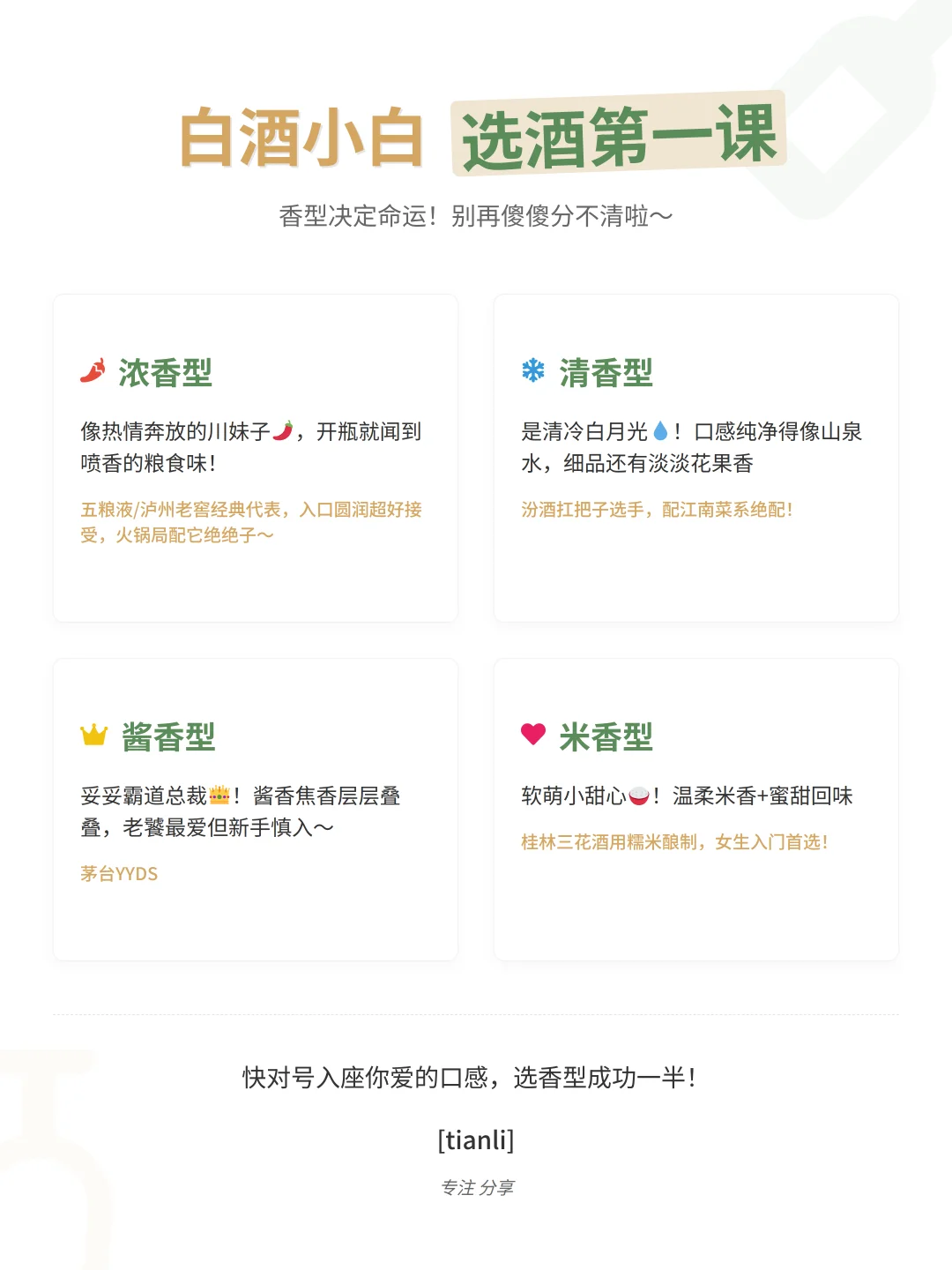 新手选酒不踩雷!3招挑到本命白酒?