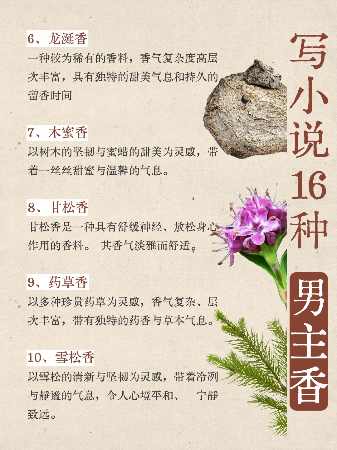 写小说|16种男主香，哪款是你的菜？