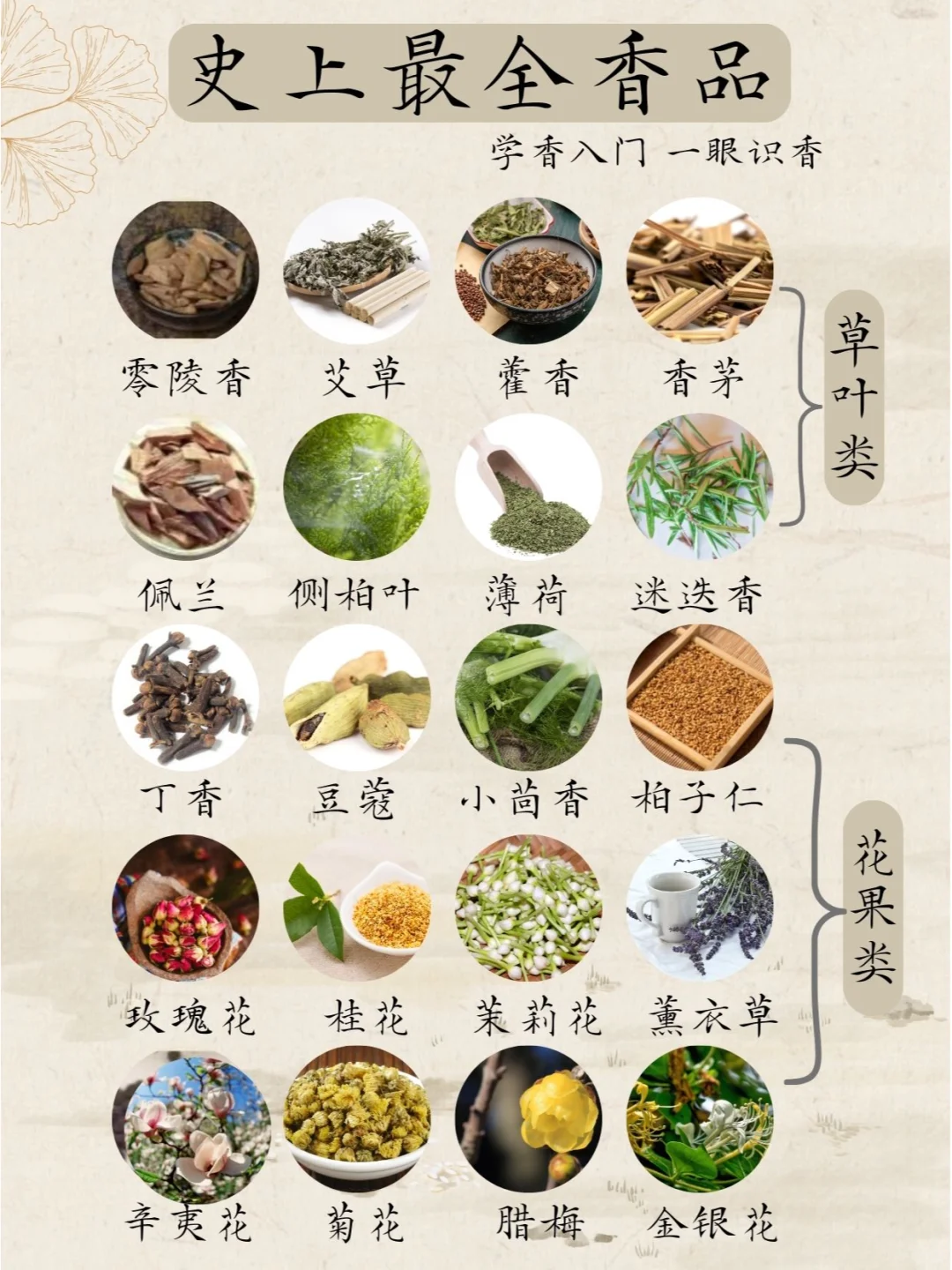 全网58种香品大全|学香入门一眼