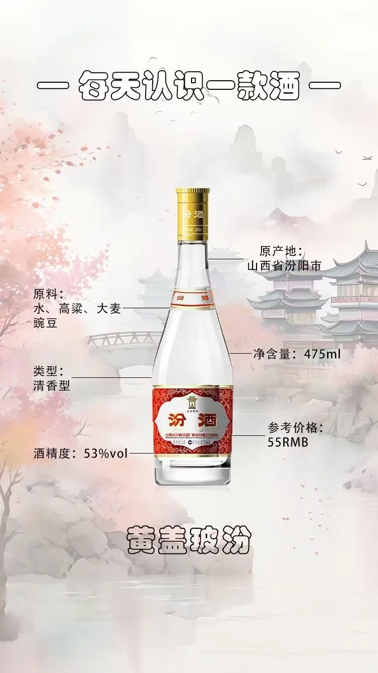 NO.2每天认识一款酒|黄盖玻汾