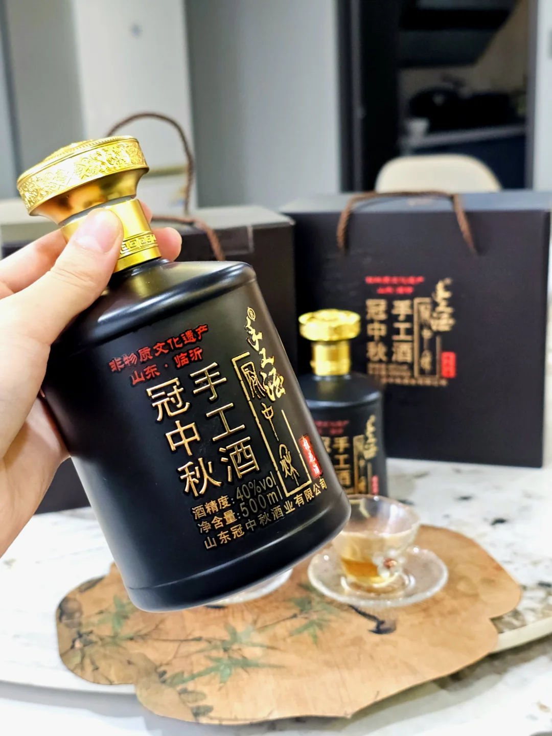 老爸拆礼盒时眼睛都亮了！爱喝酒的都喜欢！