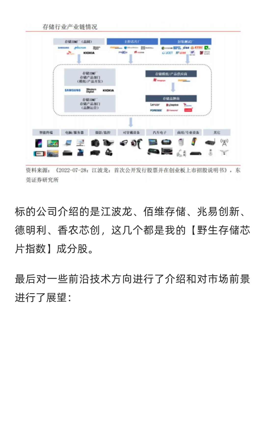 存储行业从入门到深度了解