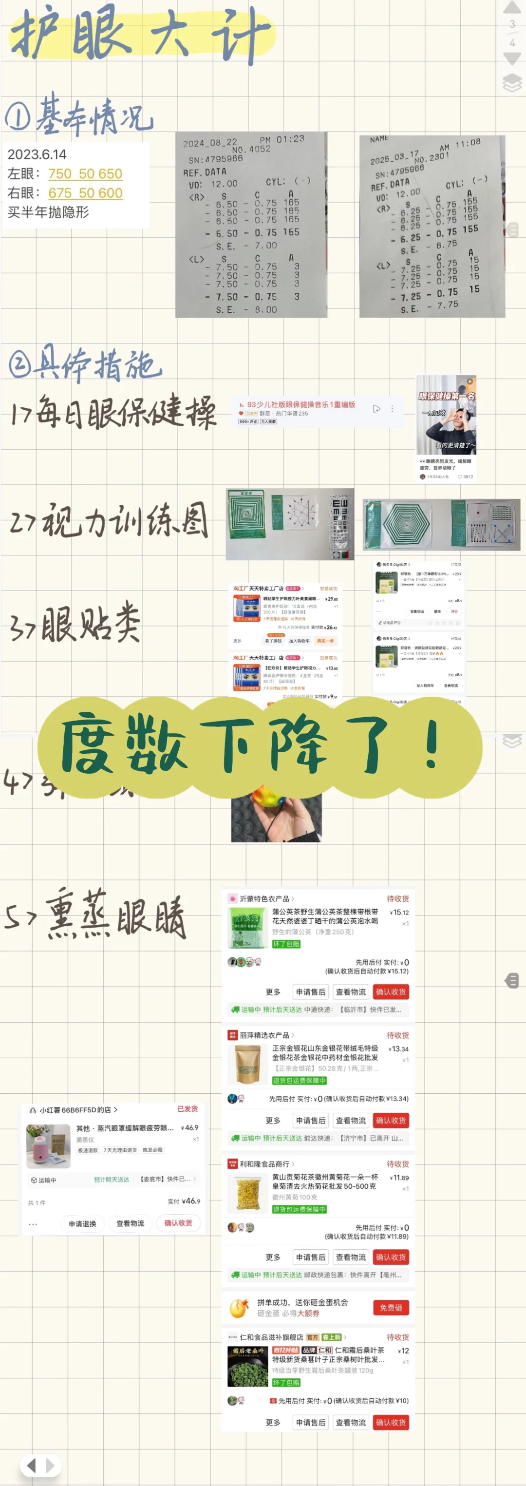 ❣️度数真的可以下降❣️