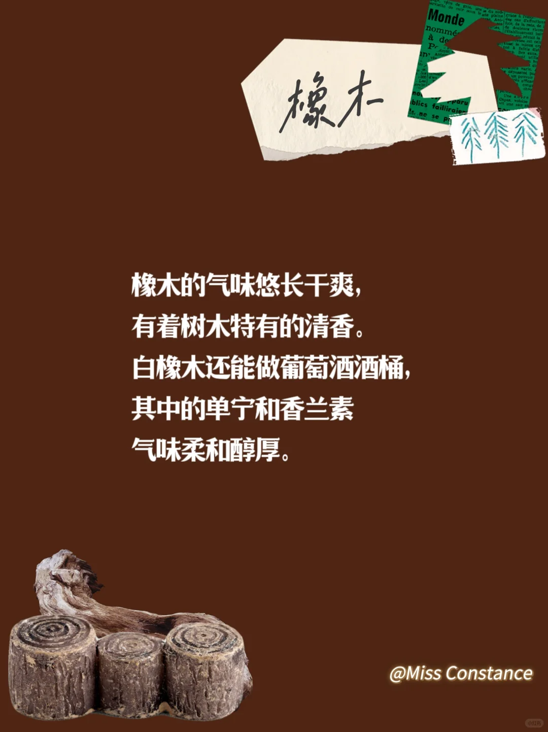 木质香科普来咯～