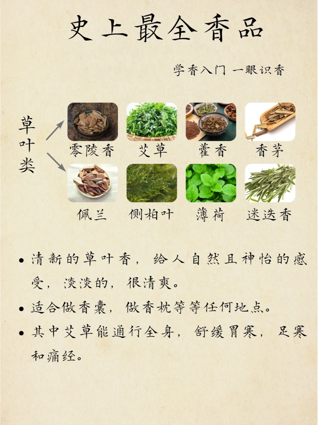 52种香品及功效大全｜附配香法则 新手必看