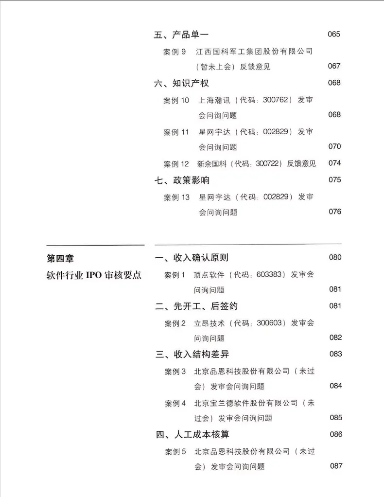 10大不同行业IPO审核要点手册（269页）