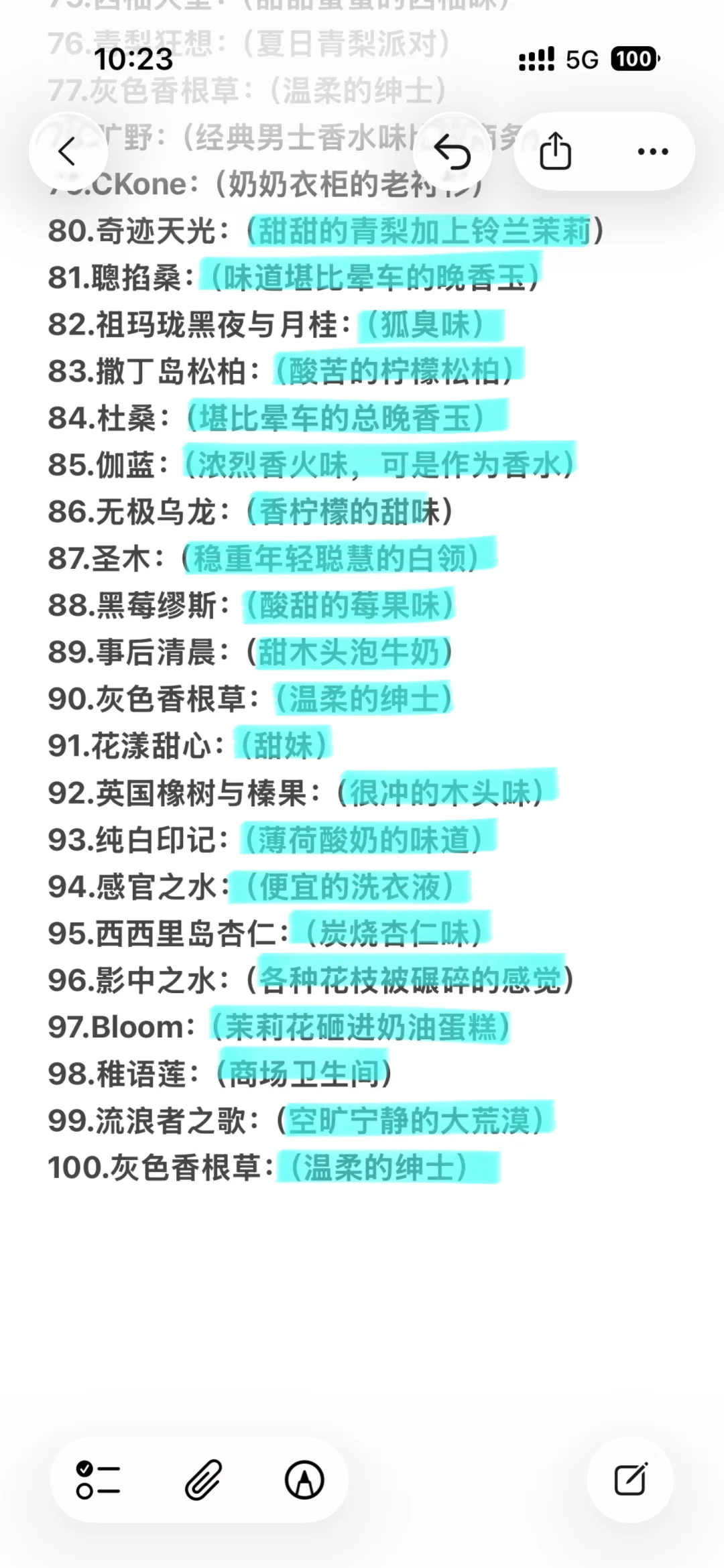 这样形容香水应该懂了吧……