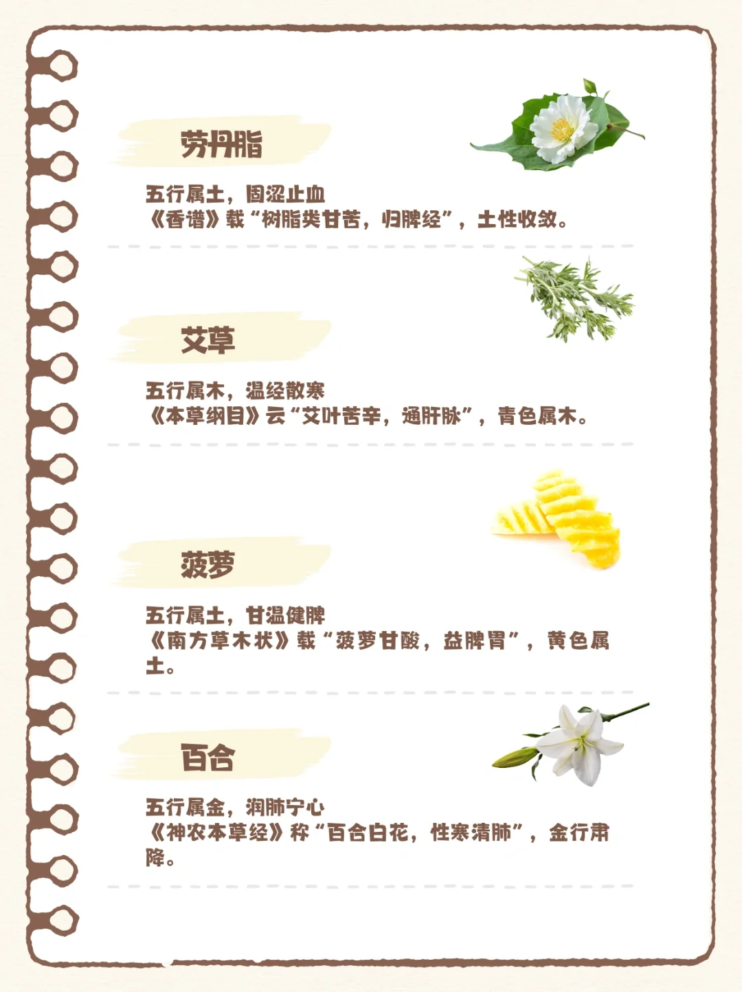 香水暗藏五行能量？100种香料五行解析（下）