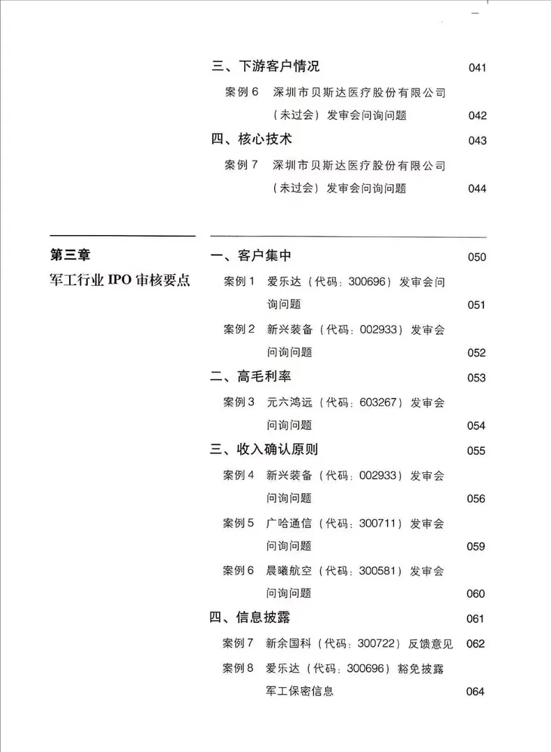 10大不同行业IPO审核要点手册（269页）