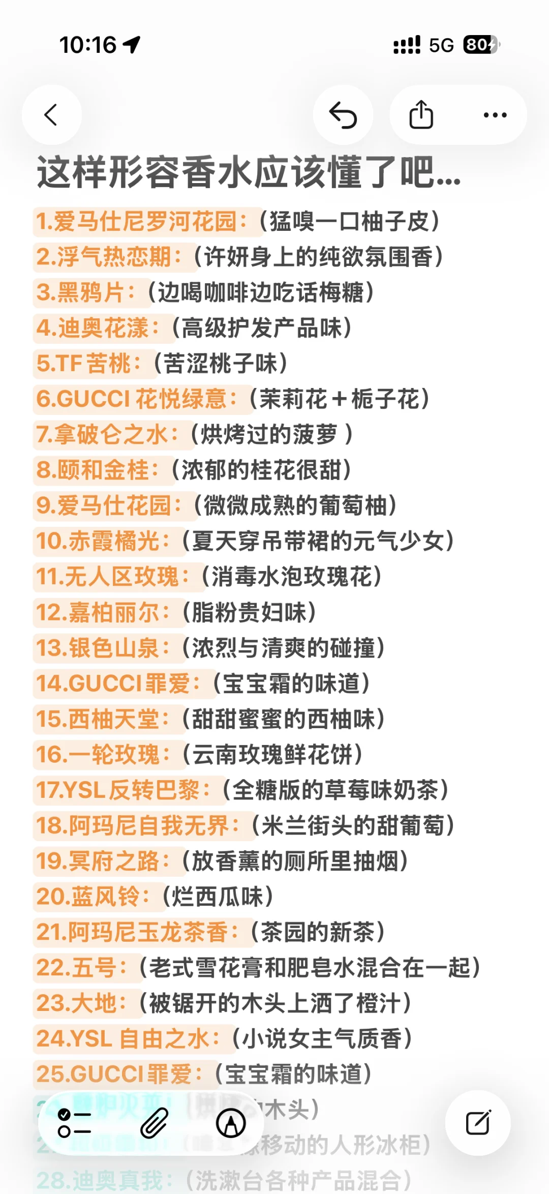 这样形容香水总该懂了吧……