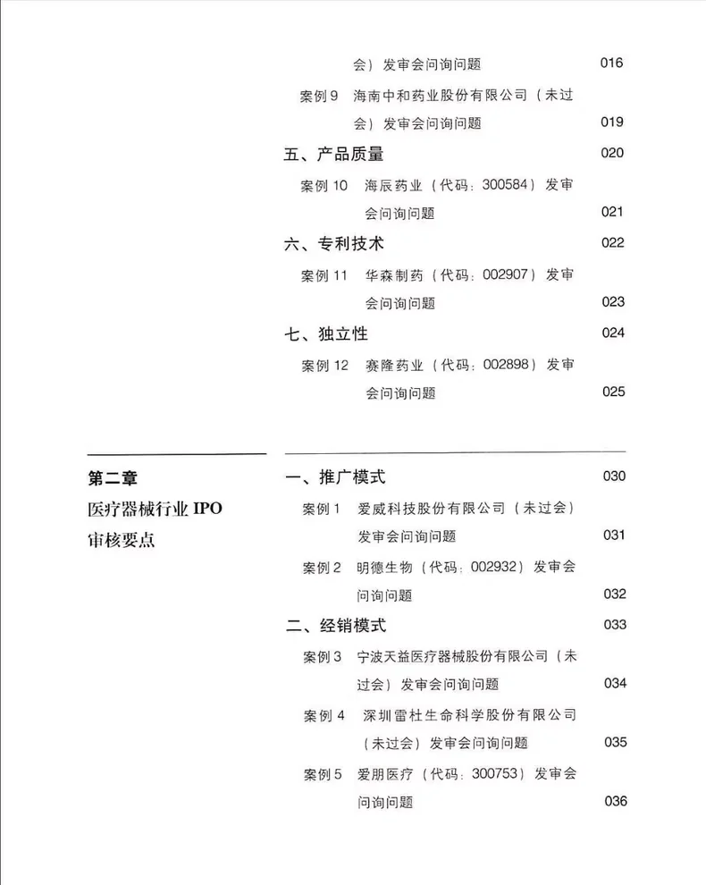 10大不同行业IPO审核要点手册（269页）