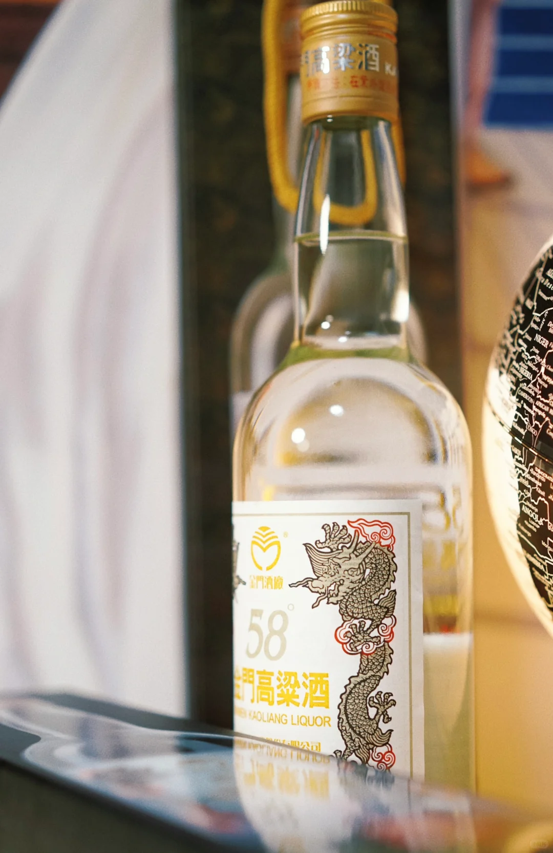 真假不会看！至少这瓶金门高粱还不错的