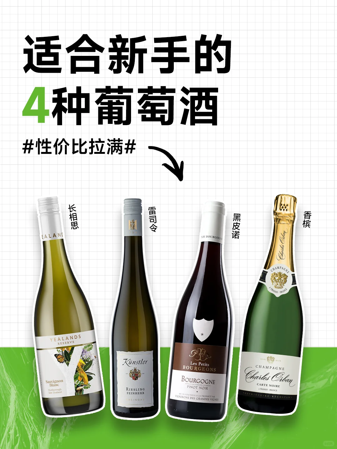 葡萄酒新手入门 | 认准这4款,好喝不踩雷