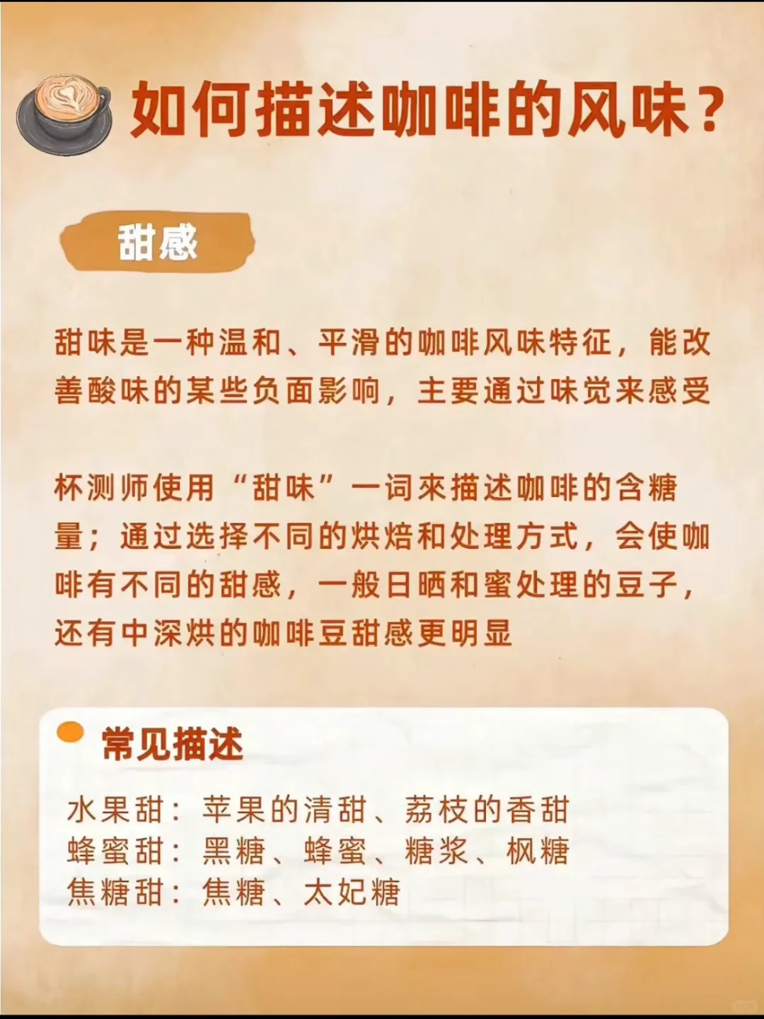 一看就懂的咖啡风味图解！☕️