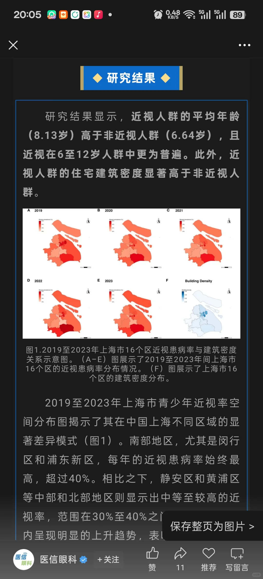 防止近视度数加深,请买大房子!