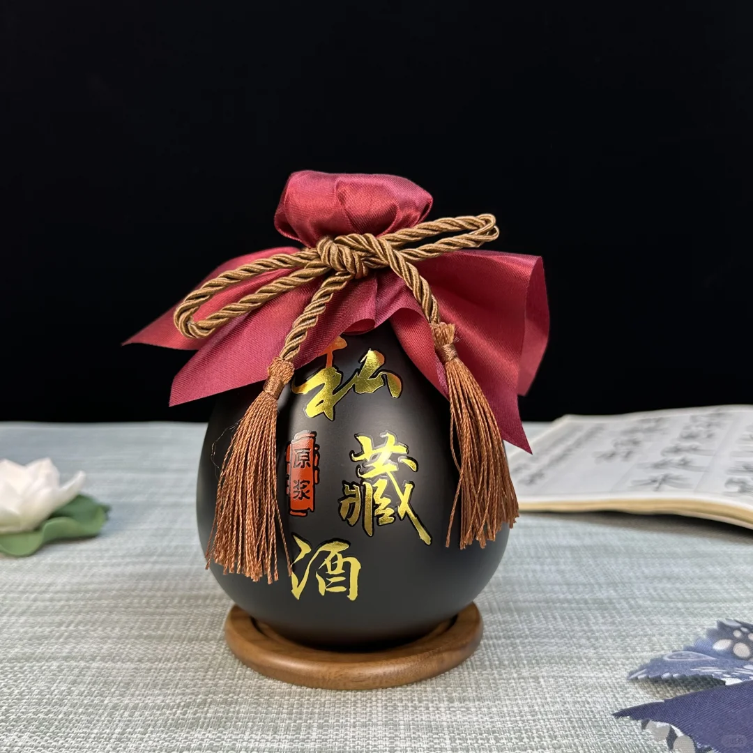 太喜欢这个古朴风的酒瓶酒坛啦！