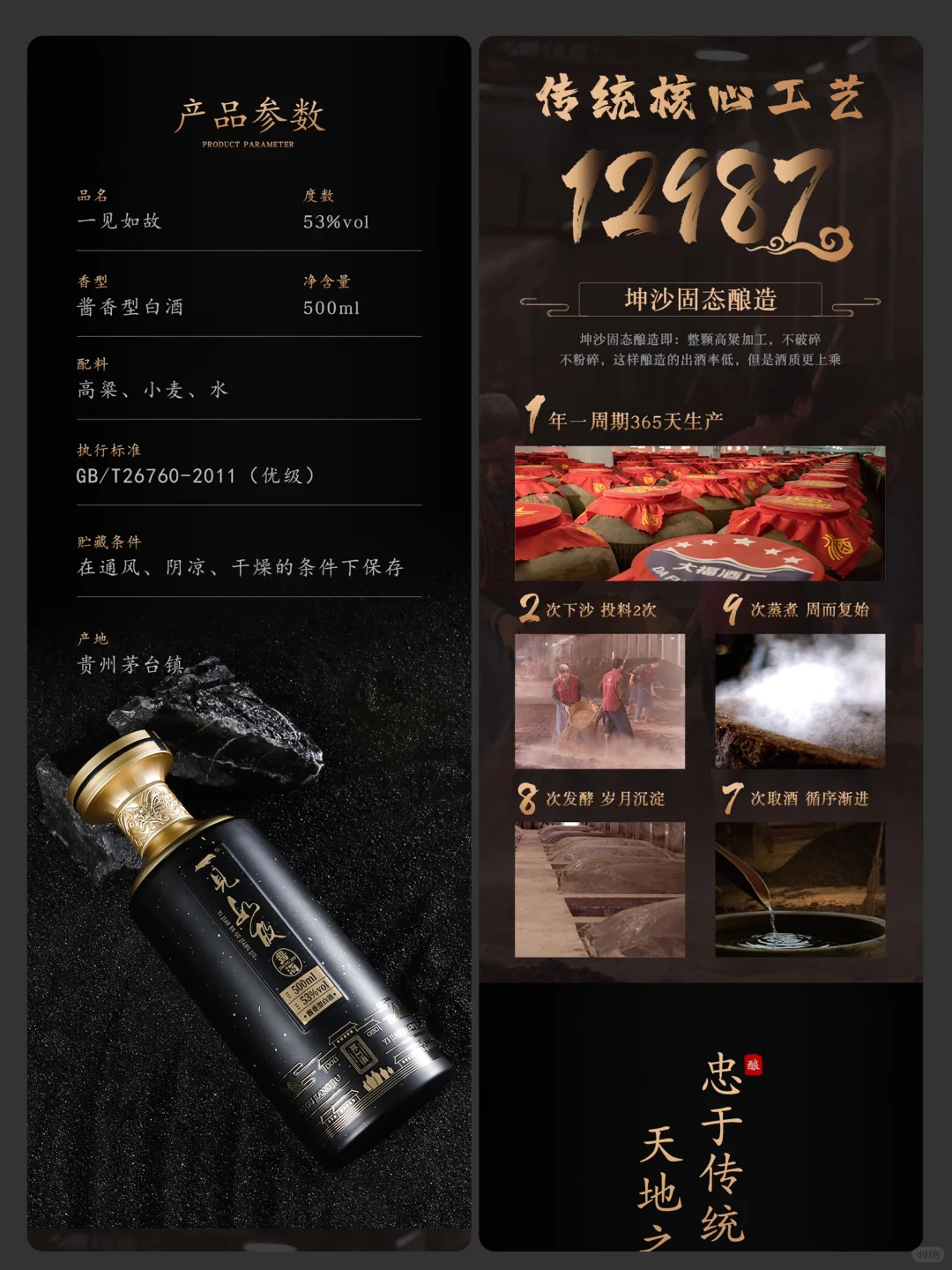 白酒详情页拍摄+设计制作|基本一稿过?