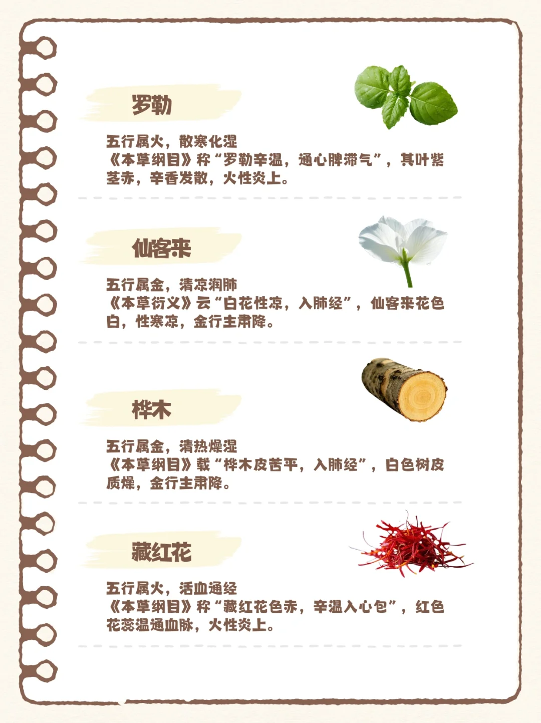 香水暗藏五行能量？100种香料五行解析（下）