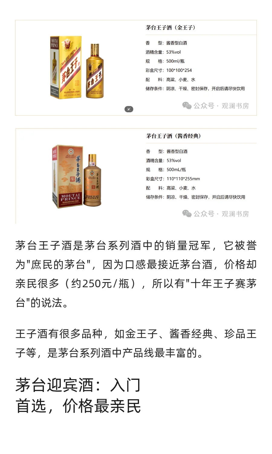 一文读懂茅台系列酒