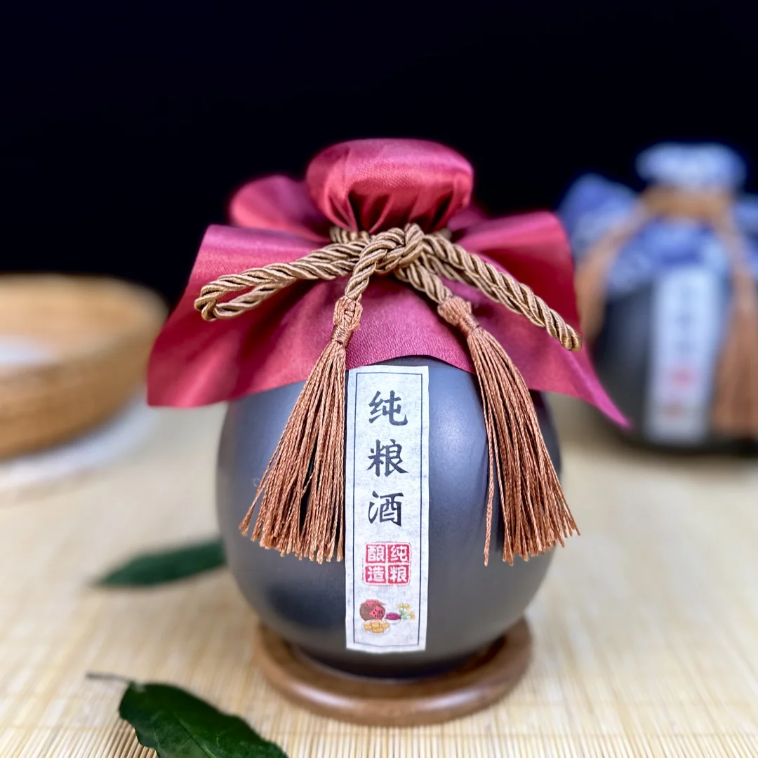 太喜欢这个古朴风的酒瓶酒坛啦！