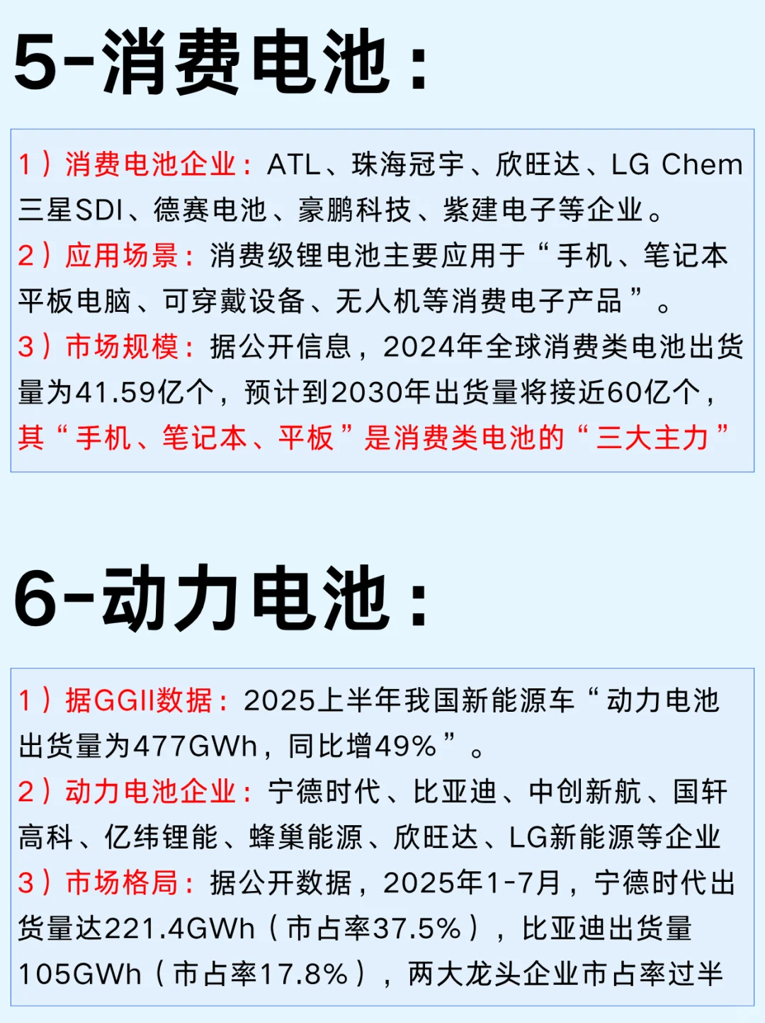 一篇吃透：六大锂电池赛道和龙头企业