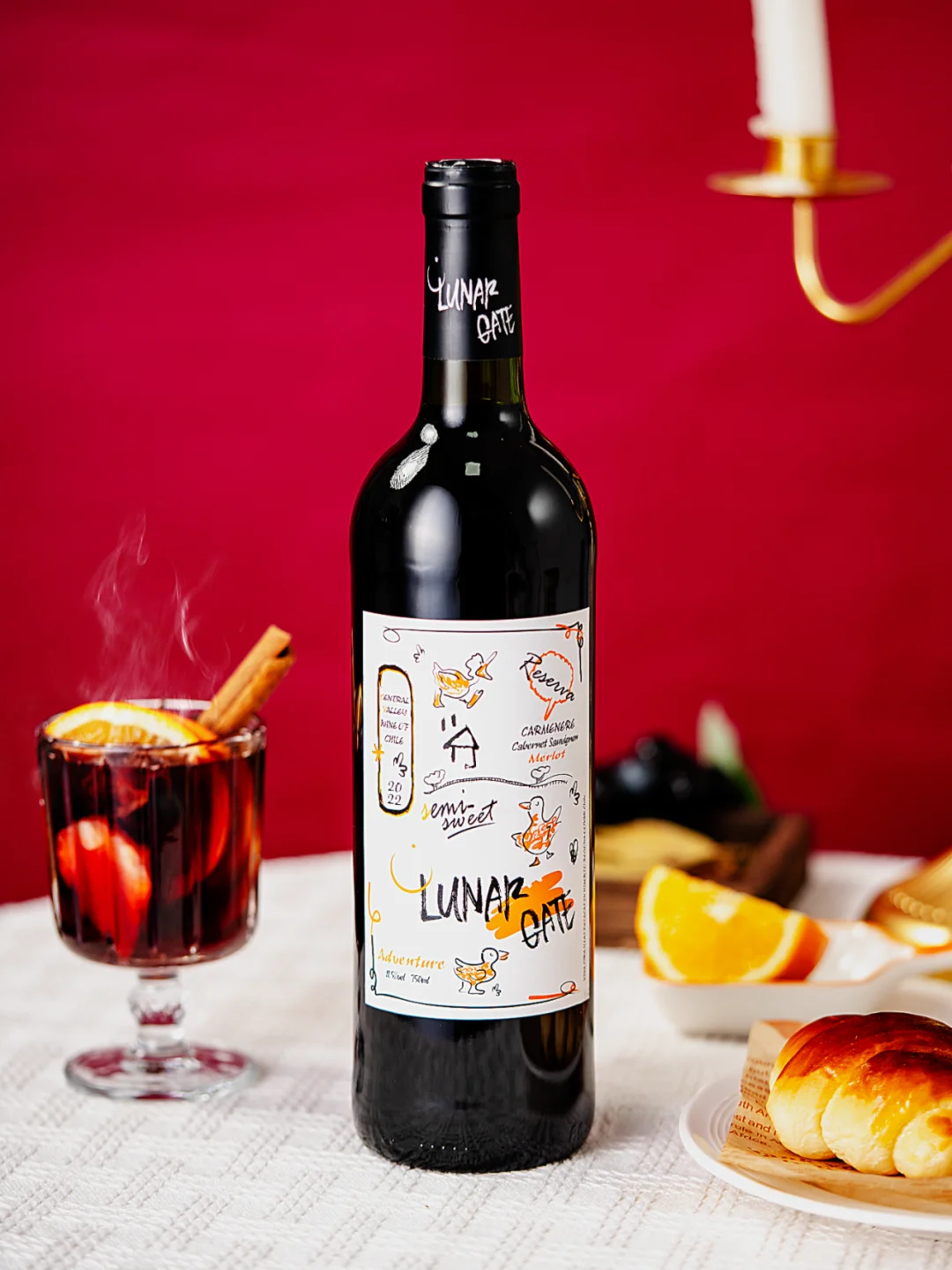 ?金奖品质，冬日暖杯 热红酒半甜红?