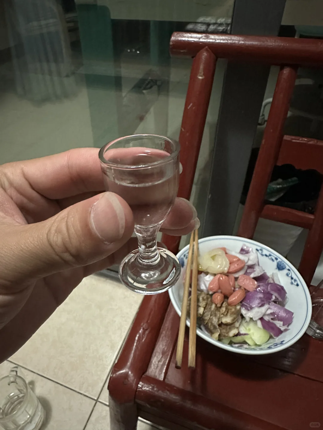 日常小酌，继续圆习酒，一瓶终于见底了