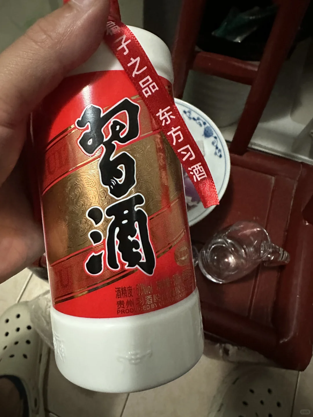 日常小酌，继续圆习酒，一瓶终于见底了
