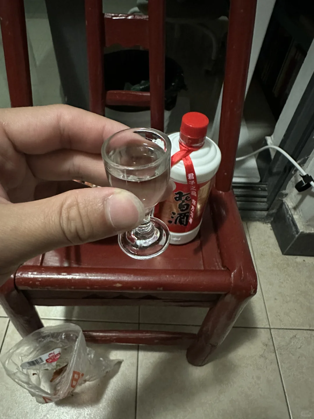 日常小酌，继续圆习酒，一瓶终于见底了