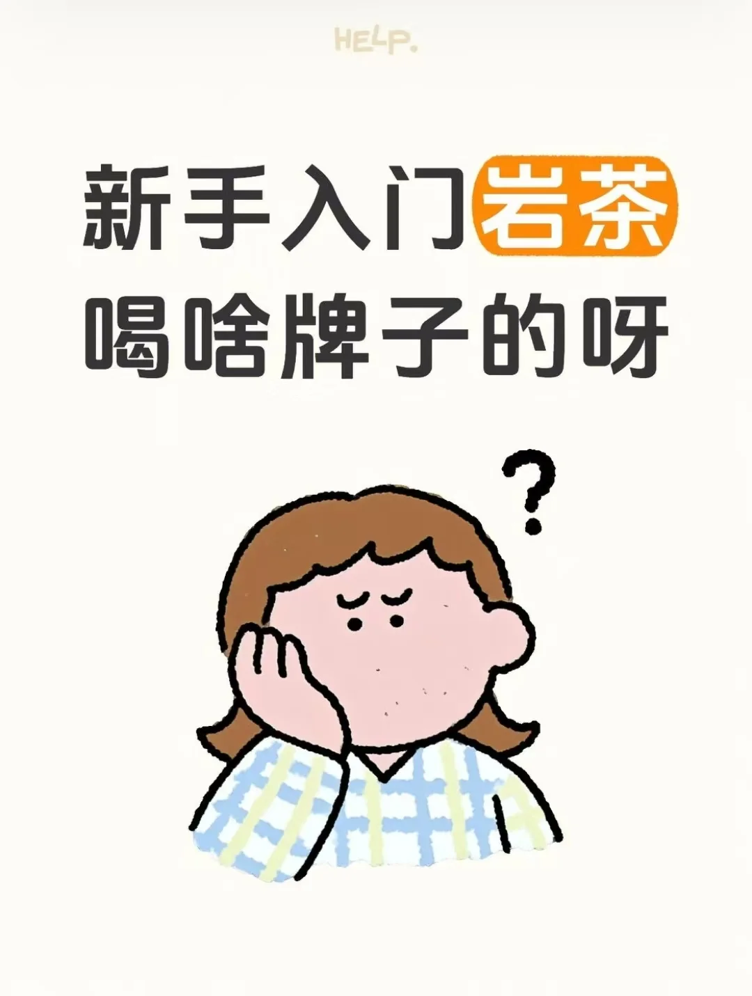 新手入门岩茶喝啥牌子的呀