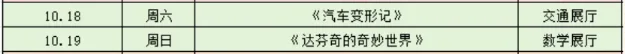 武汉10月17日-19日本周活动推荐!